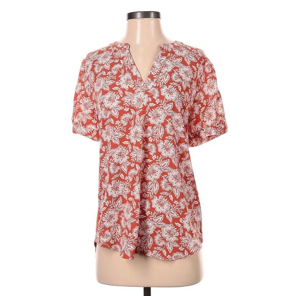 Stitch Fix Tops - Fortune + Ivy Stitch Fix  Button Detail Mixed Material Top Size Small